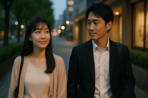 男性の笑顔
